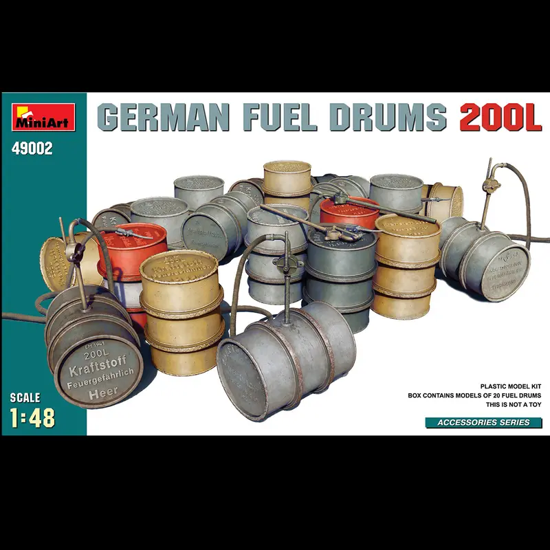 MiniArt German Fuel Drums 200L - 1