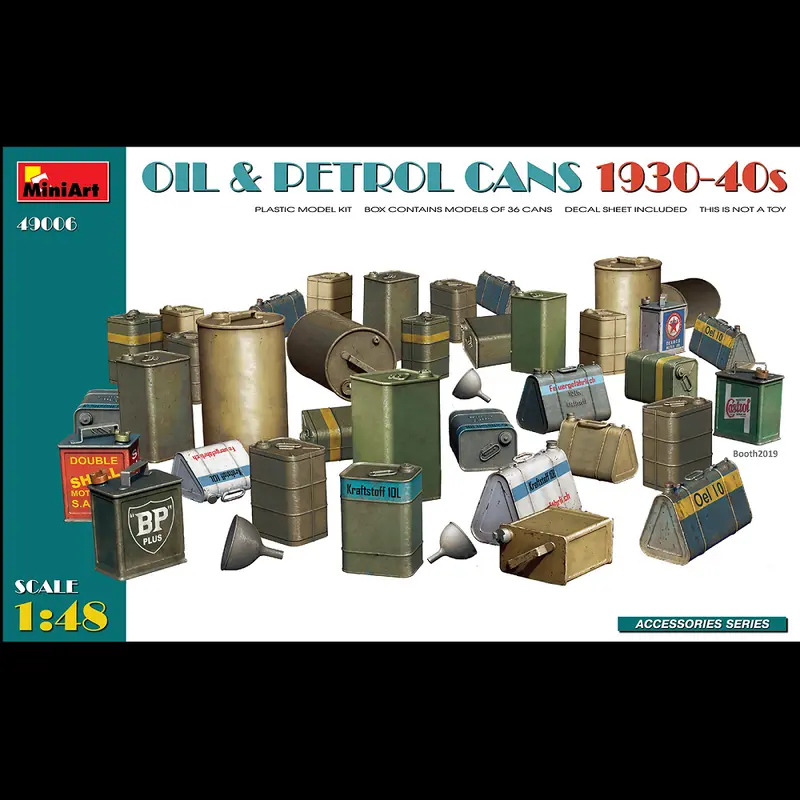 MiniArt Oil & Petrol Cans 1930–40s - 1