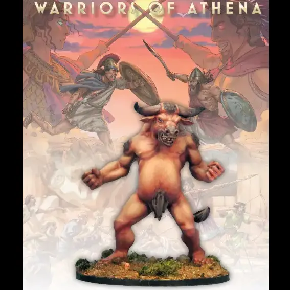 Minotaur - Warriors of Athena 28mm Metal Miniature