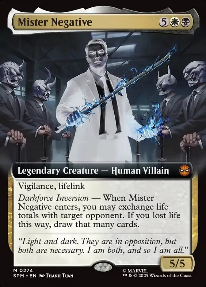 Mister Negative Extended Art - Spider-Man #274