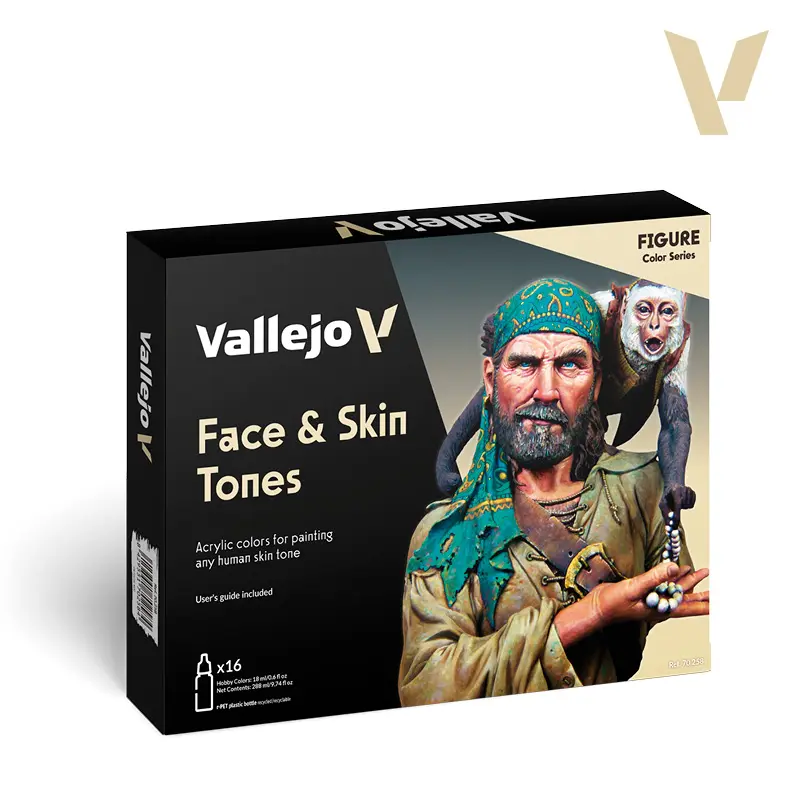 Model Color Face & Skin Tones Set (x16)