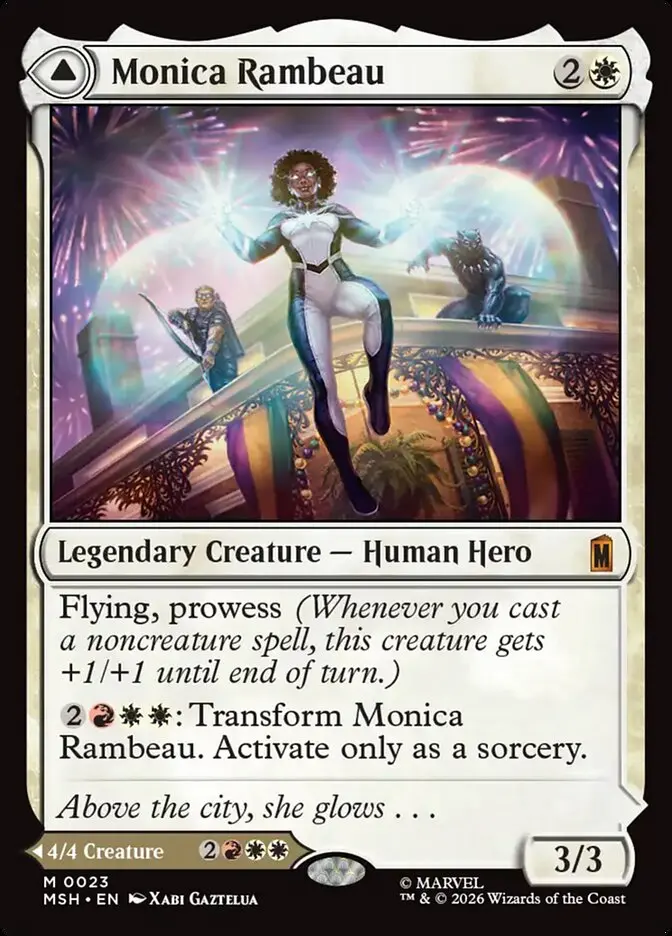 Monica Rambeau // Photon, Living Light Marvel Super Heroes #023