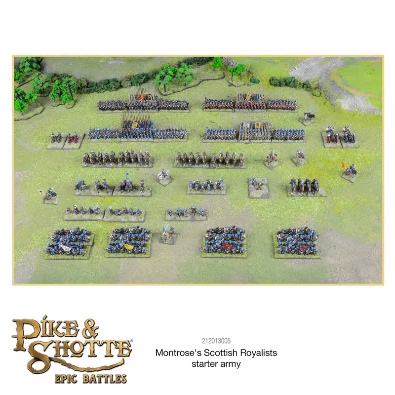 Montrose's Scottish Royalists Starter Army Pike & Shotte Epic Battles