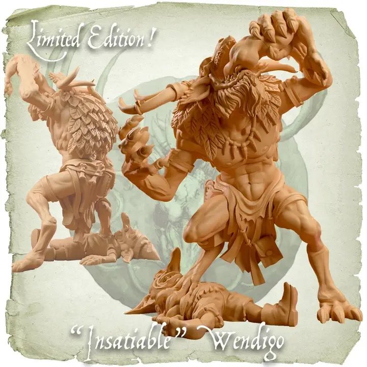 Moonstone Insatiable Wendigo - Limited Edition Blister