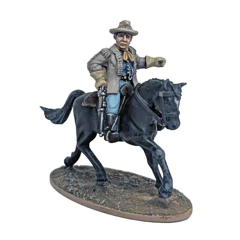 Mounted Capt. John Stiffman Dead Man's Hand Miniature