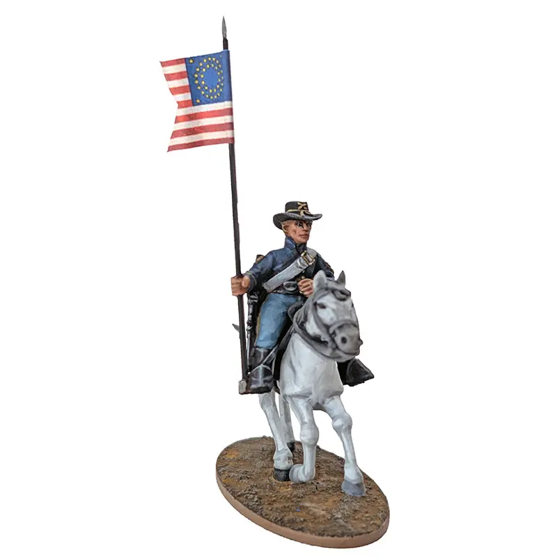 Mounted Guidon Bearer Dead Man's Hand Miniature