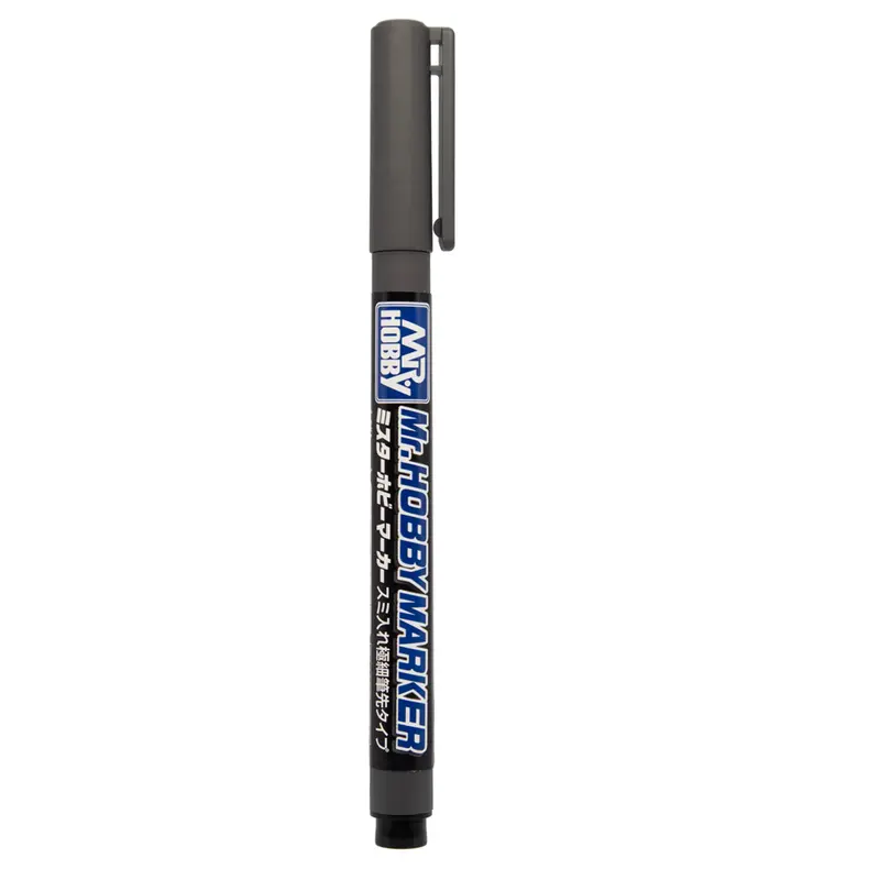 Mr. Hobby Super Fine Tip Brush Pen Grey - Panel Line