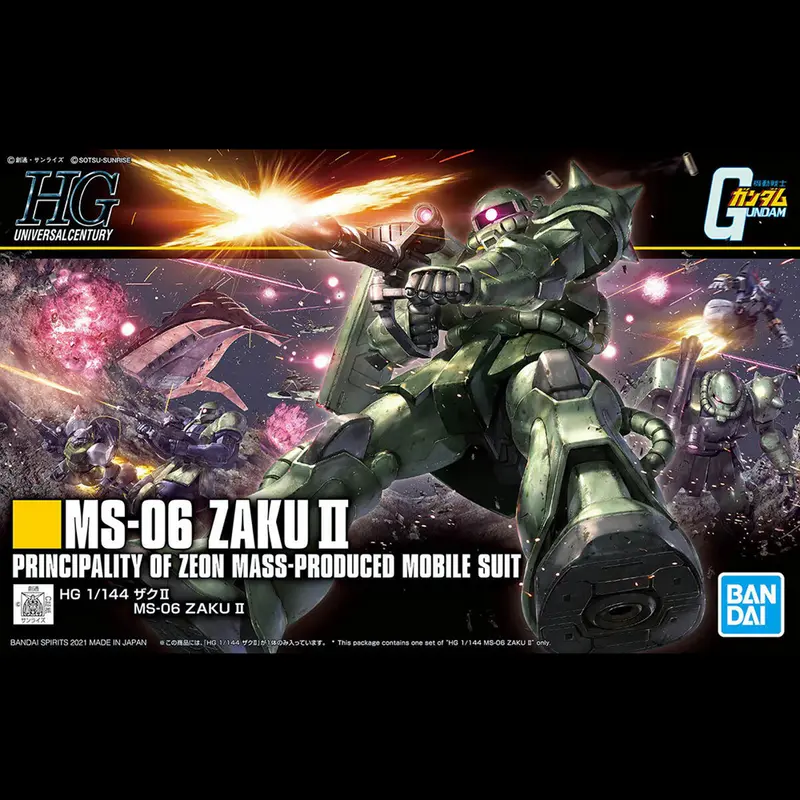 MS-06 Zaku II - HG 1/144 Gundam Bandai
