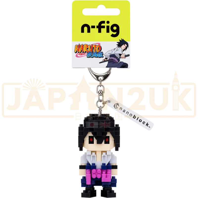Nanoblock N-Fig - Naruto Shippuden Uchiha Sasuke NFG-16 Keychain