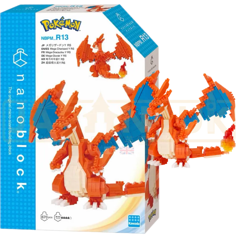Nanoblock Pokemon - Charizard Mega Y RS NBPM_R13