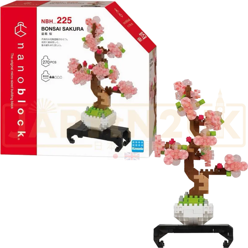Nanoblock World Series - Bonsai Sakura NBH_225