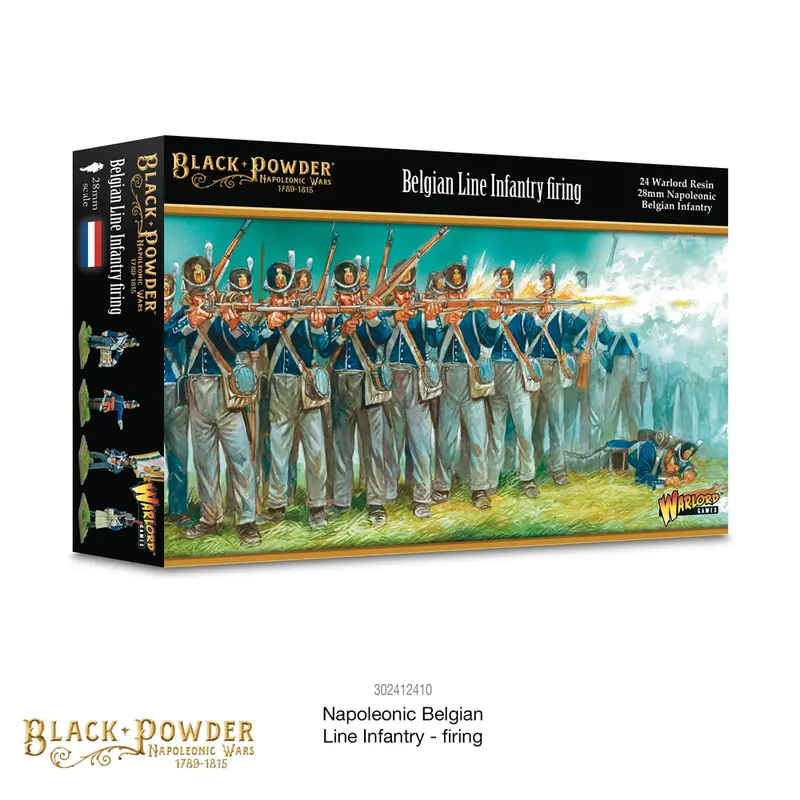 Napoleonic Belgian Firing Line Infantry - Black Powder