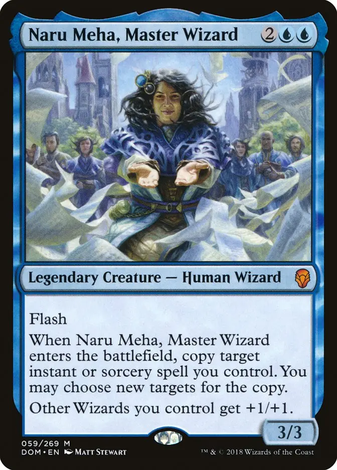 Naru Meha, Master Wizard Dominaria #059
