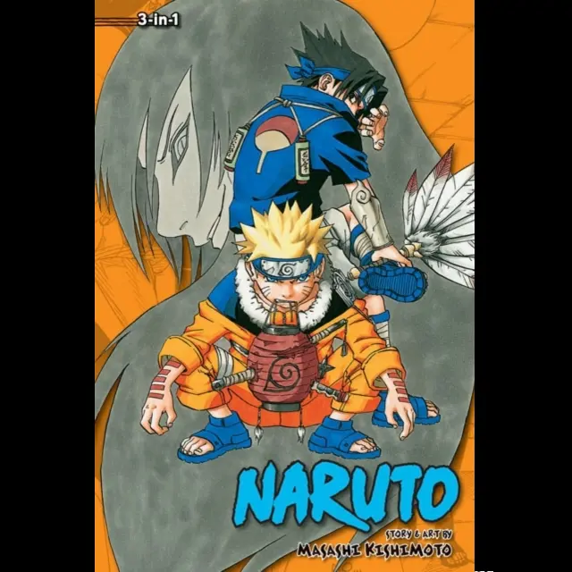 Naruto 3-in-1 Edition (Volumes 7, 8 & 9) | Manga Graphic Novel