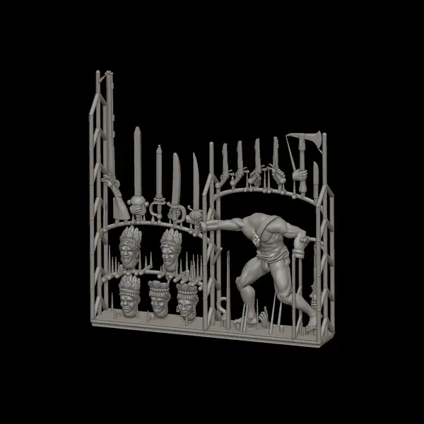 Native American Character Sprue - Port Royal