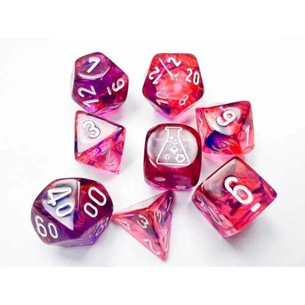 Nebula Polyhedral Black Light Special/white 7-Die Set