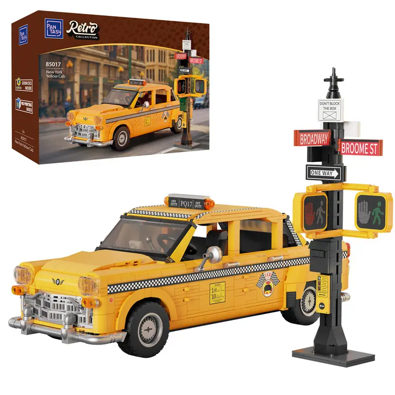 New York Yellow Taxi Cab - Pantasy Brick Kit
