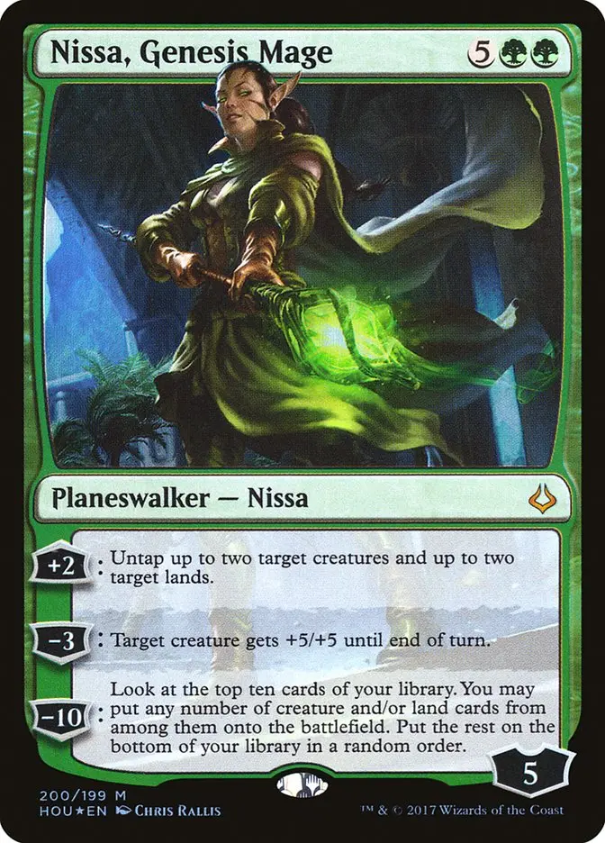 Nissa, Genesis Mage - Hour of Devastation #200