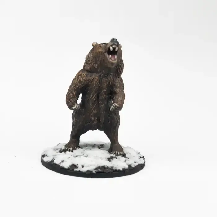 North Star Rearing Bear Gaming Miniature