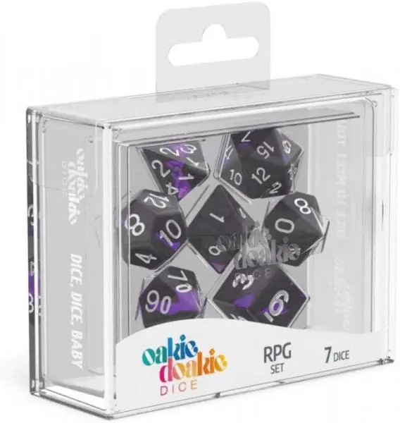 Oakie Doakie Dice RPG Set Enclave Amethyst