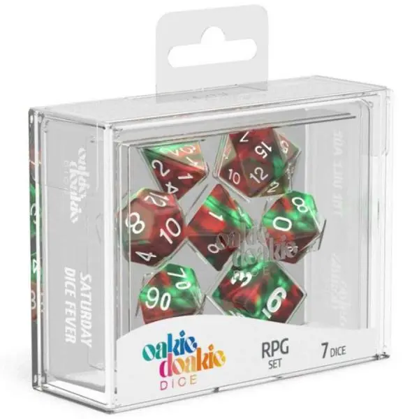 Oakie Doakie Dice RPG Set Gemidice - Bloody Jungle (7)