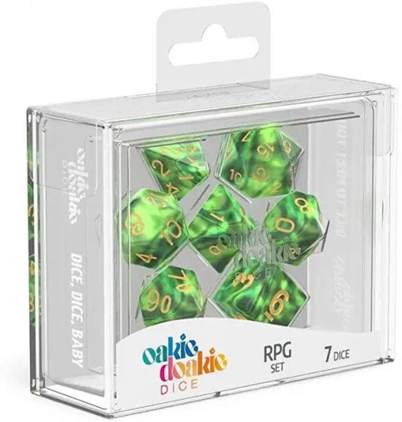 Oakie Doakie Dice RPG Set Gemidice - Jungle (7)