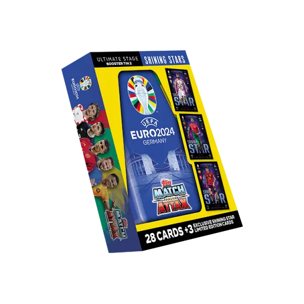 Official Euro Match Attax 2024 Booster Tin