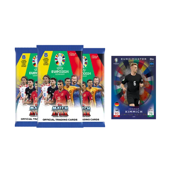 Official Euro Match Attax 2024 Eco Pack
