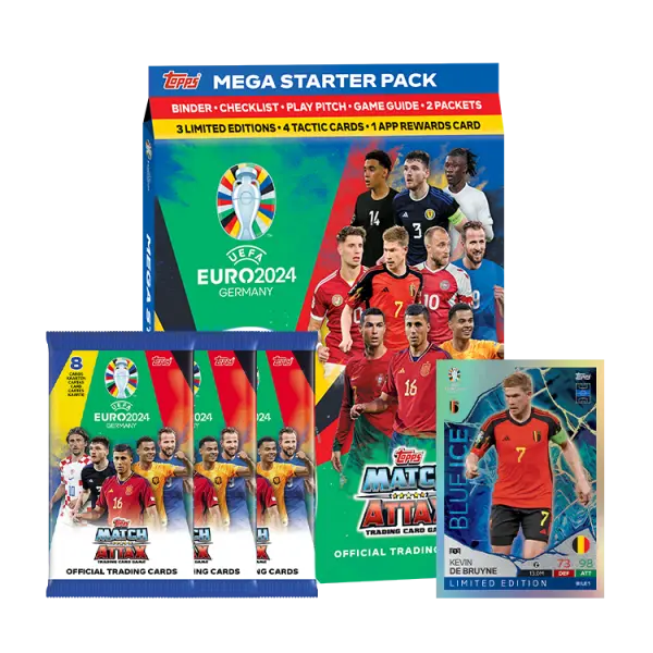 Official Euro Match Attax 2024 Starter Pack