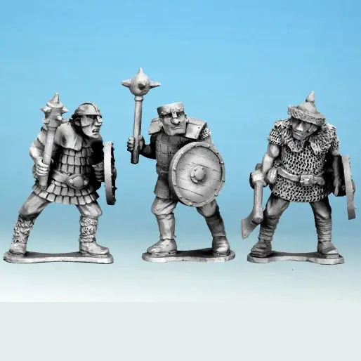 Ogres With Hand Weapon And Shield - Crusader Miniatures