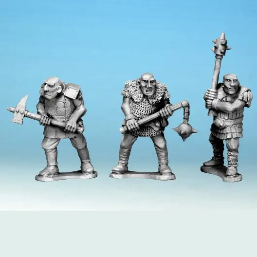 Ogres With Two-Handed Weapons - Crusader Miniatures