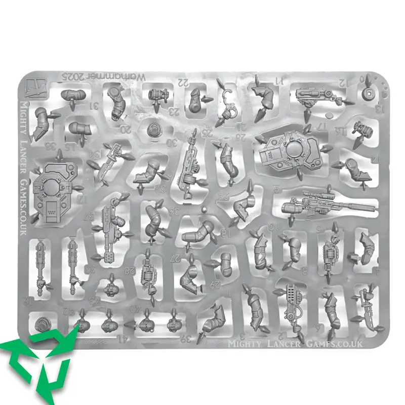 On Sprue Palanite Enforcer Weapons & Upgrades