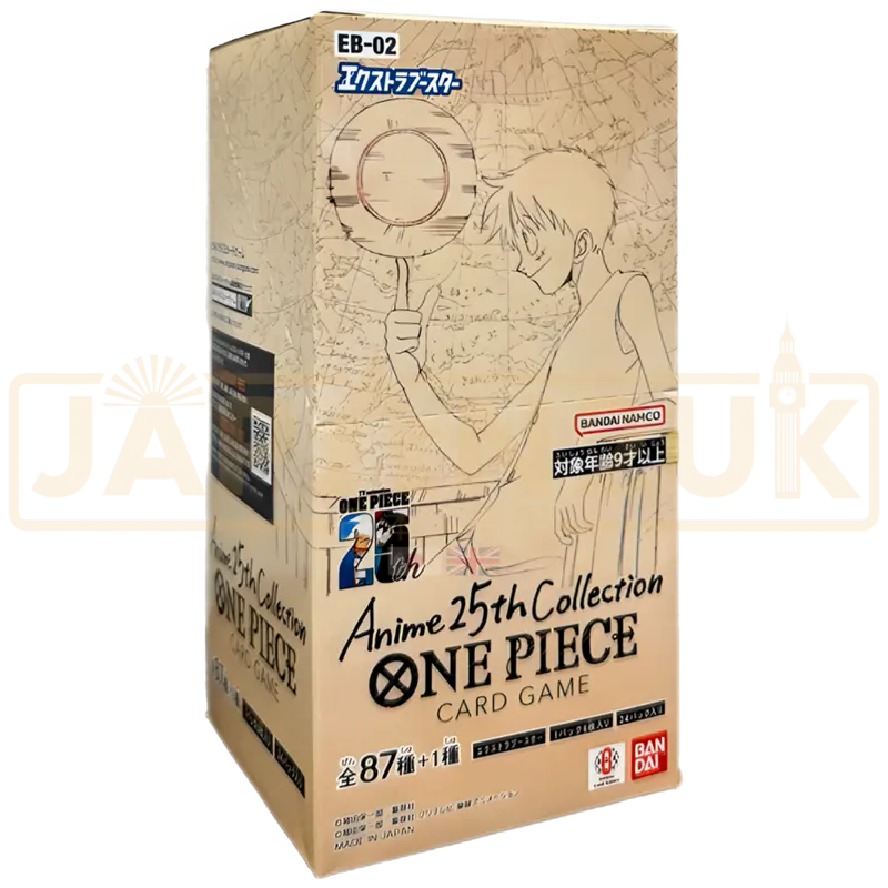 One Piece Extra Booster Anime 25th Collection EB-02 Japanese Booster Box