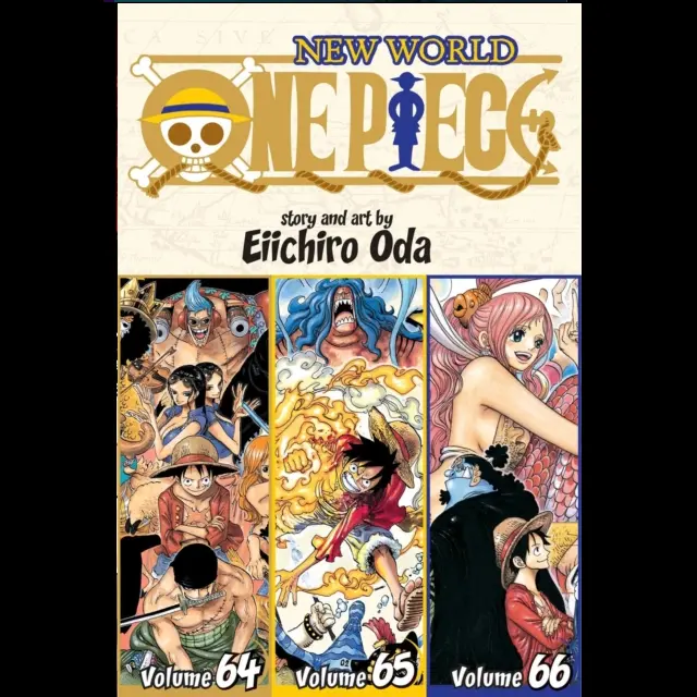 One Piece Omnibus Edition 22 vol 64,65 & 66 | Manga Graphic Novel