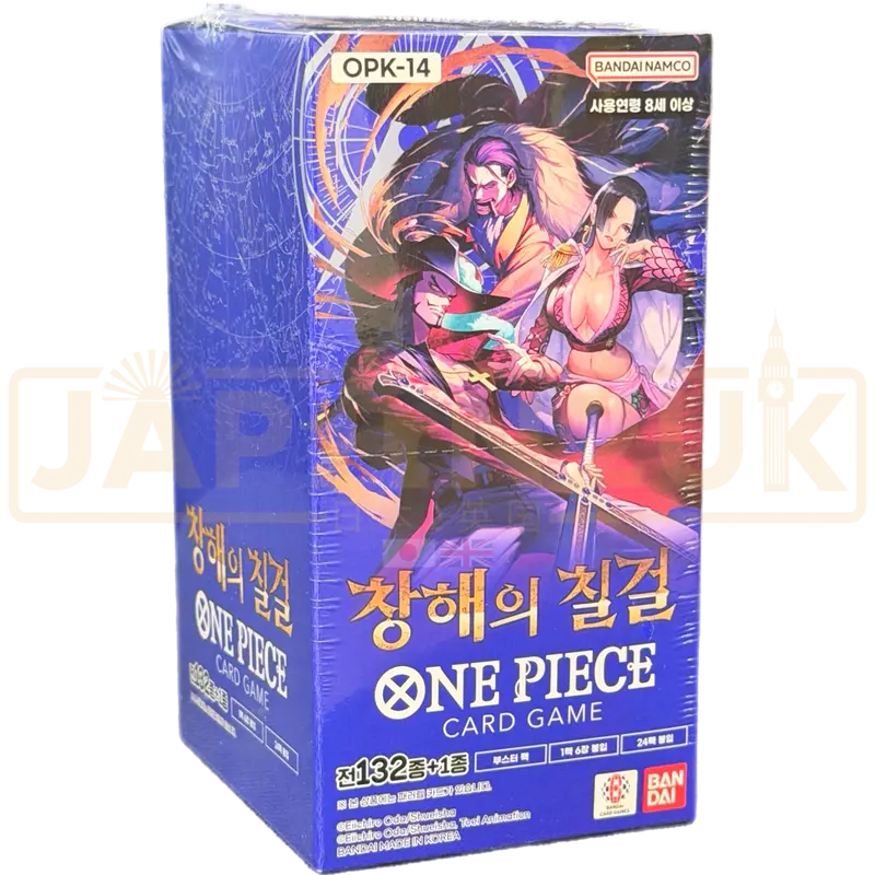 One Piece The Azure Sea’s Seven OPK-14 Korean Booster Box