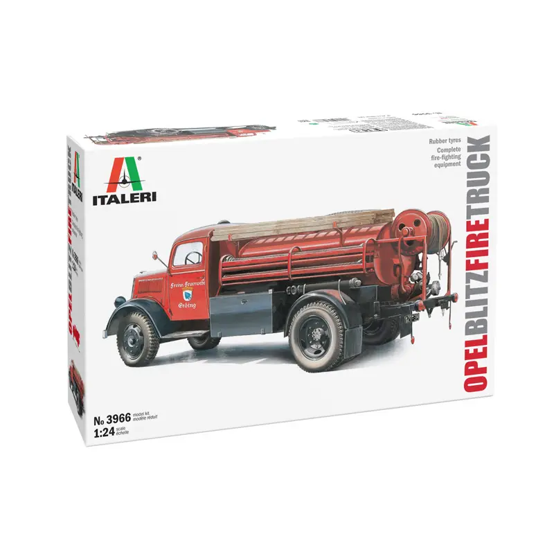 Opel Blitz Fire Truck Italeri Scale Model