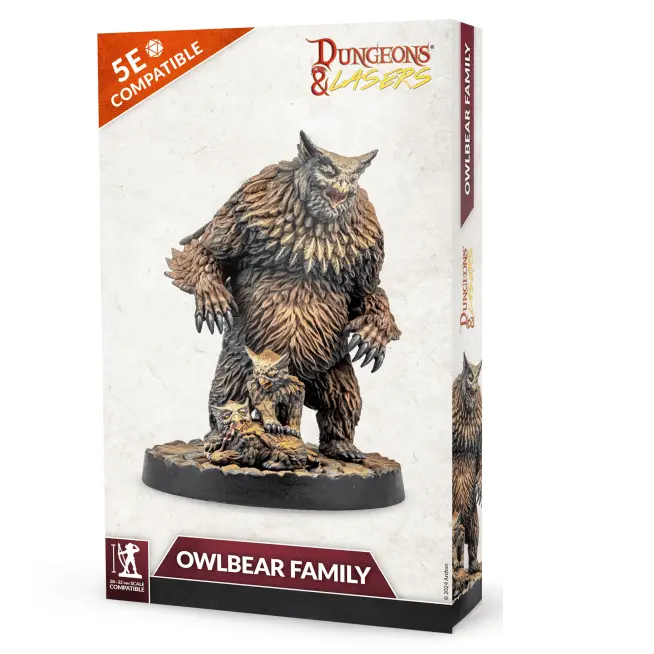Owlbear Family - Dungeons and Lasers