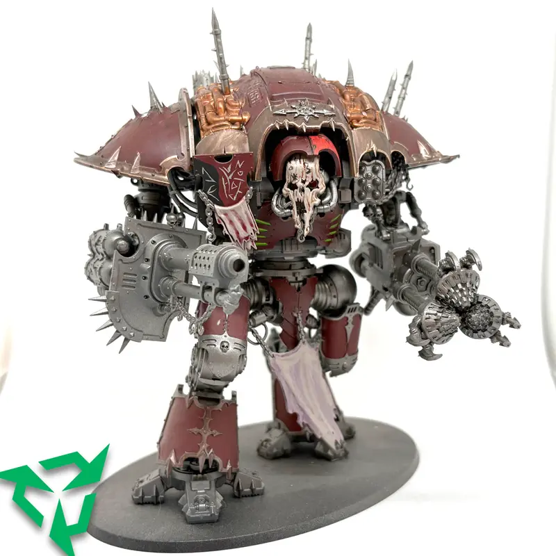 Painted Chaos Knights Ruinator