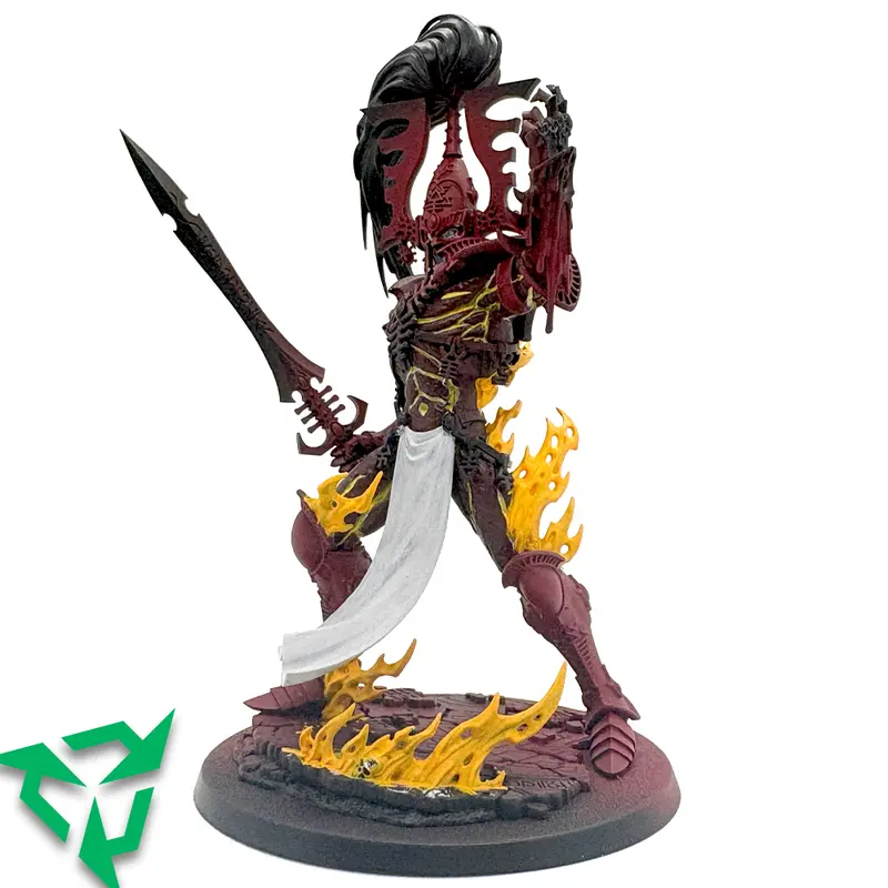 Part Painted Aeldari Avatar of Khaine