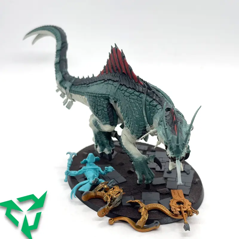Part Painted Skink Oracle on Troglodon