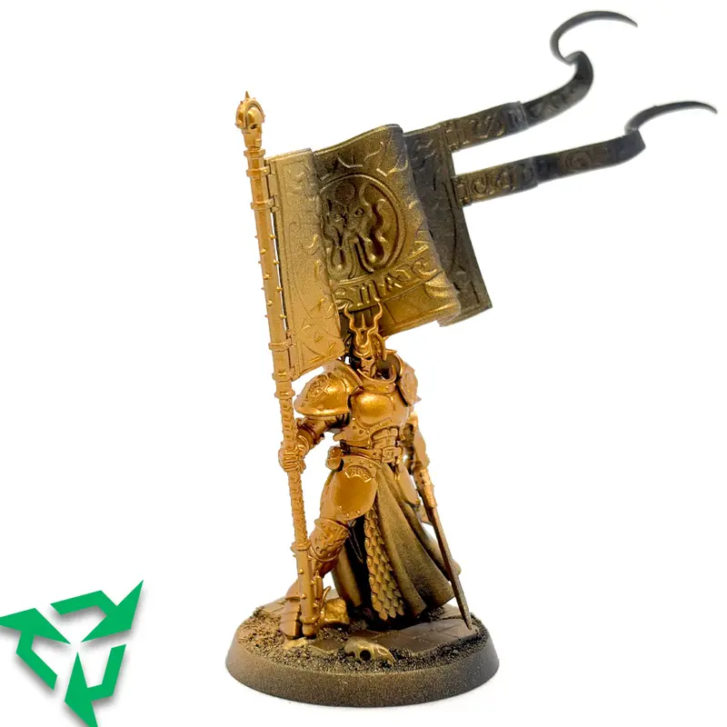 Part Painted Stormcast Knight-Vexilor