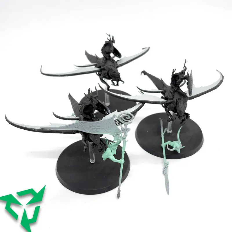 Part-Painted Sylvaneth Spiterider Lancers