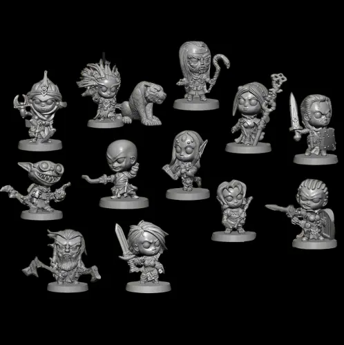 Pathfinder Chibi Heroes - Unboxed Reaper Miniatures