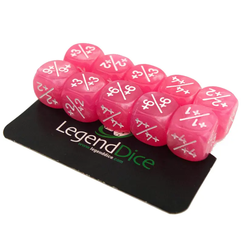 Pearl Pink Token Dice - 12mm