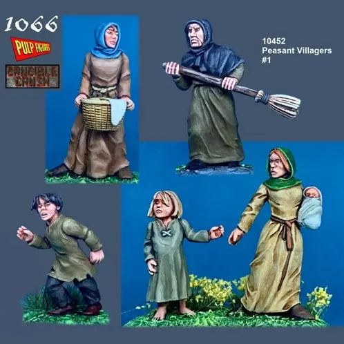 Peasant Villagers #1 | Pulp Figures
