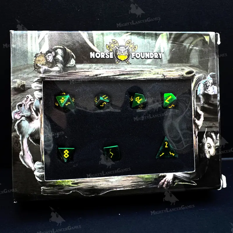 Pebbles Goblin Horde Mini Metal Dice - Norse Foundry