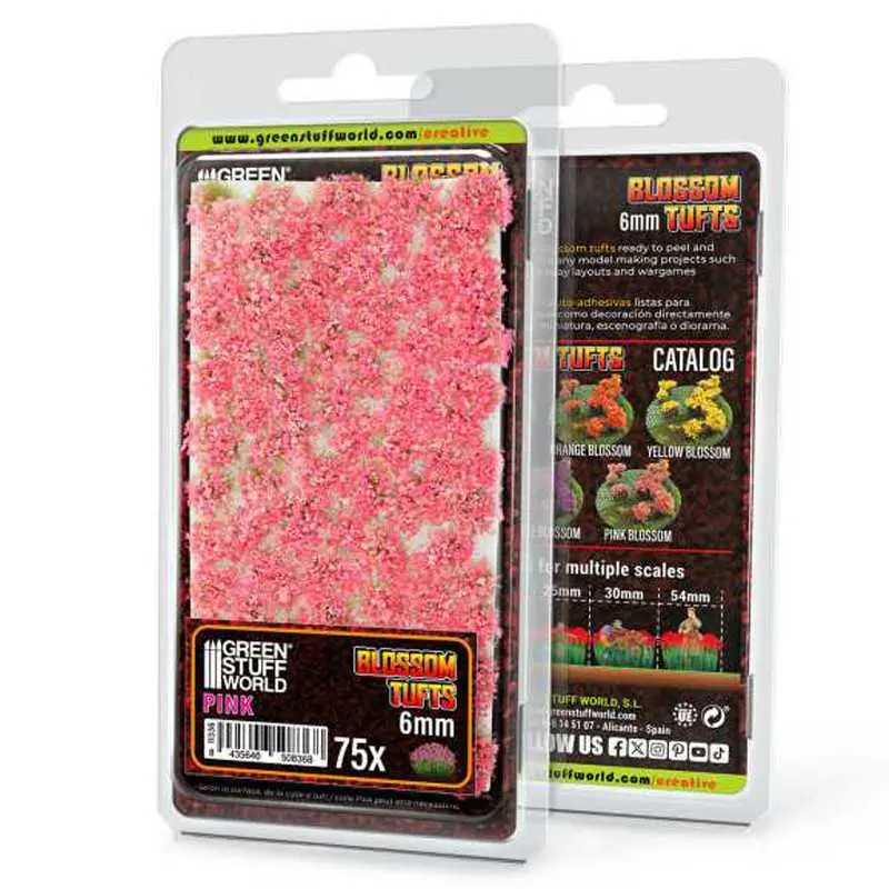 Pink Flowers Blossom Tufts 6mm – Green Stuff World