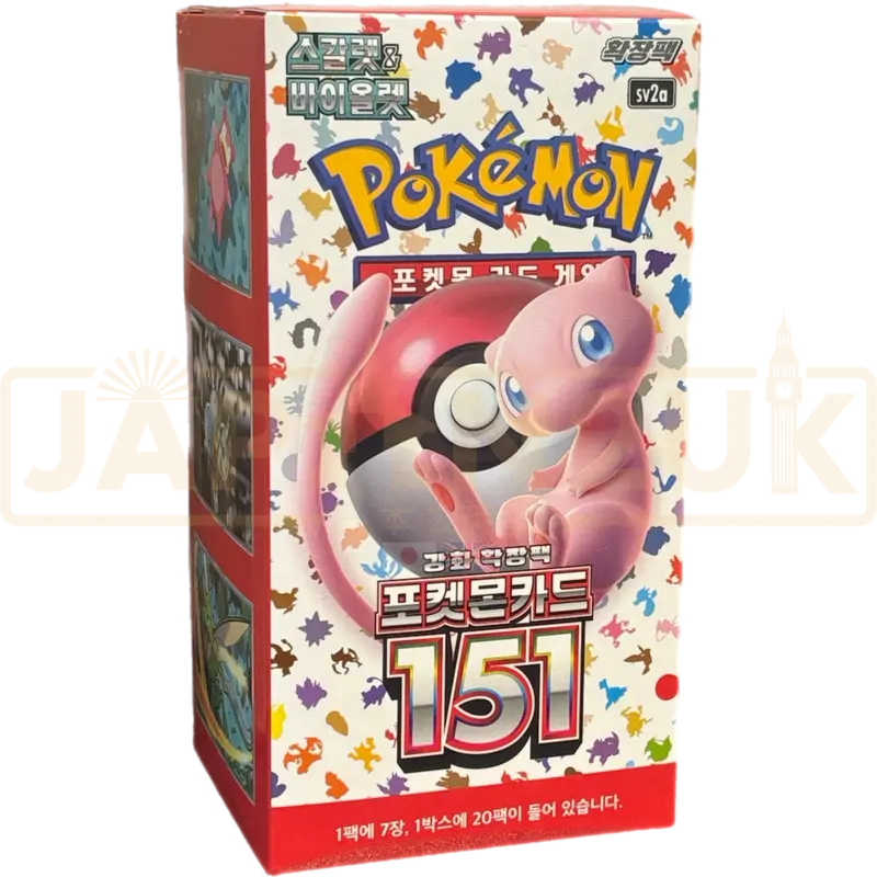 Pokemon 151 sv2a Korean Booster Box