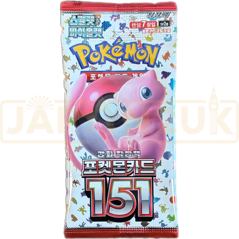 Pokemon 151 sv2a Korean Booster Pack