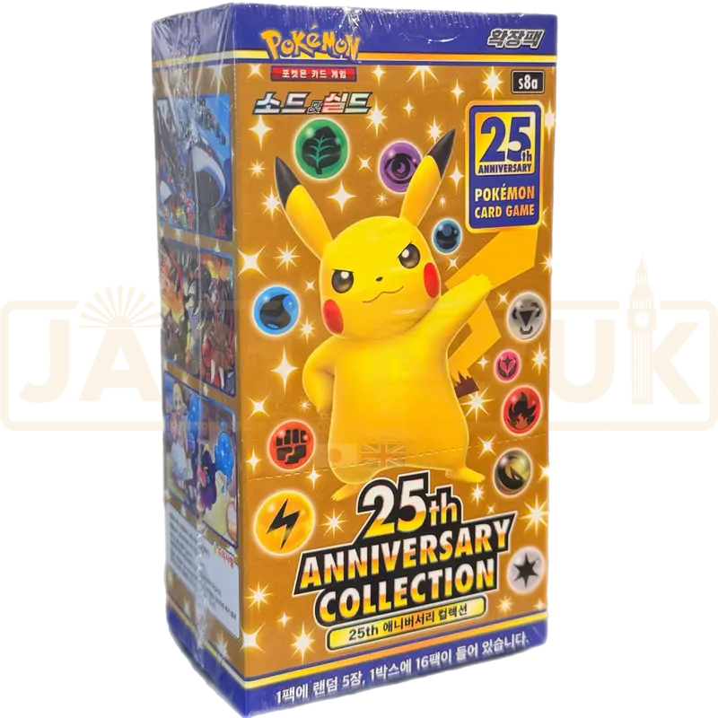 Pokemon 25th Anniversary Collection s8a Korean Booster Box